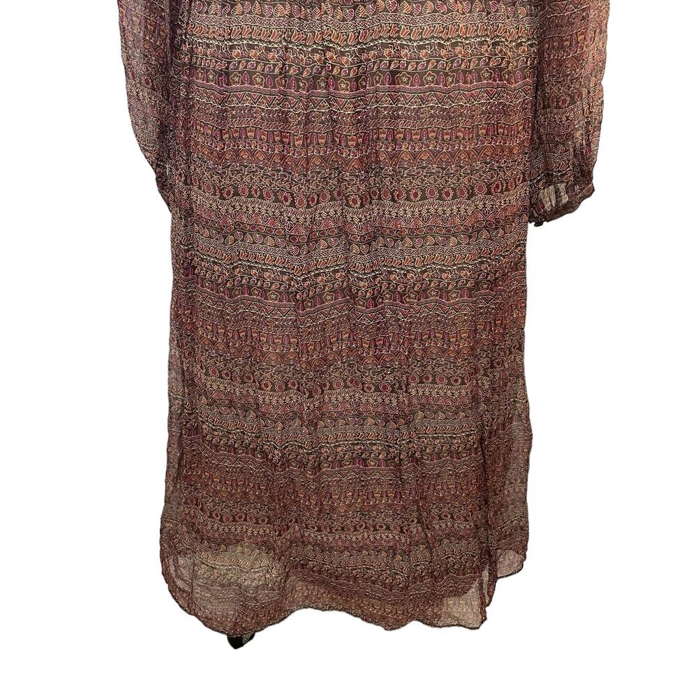 NEW Joie Alquina Dress Anise Flower Multi Colored Silk Lined Revolve Midi Small - Picture 10 of 12